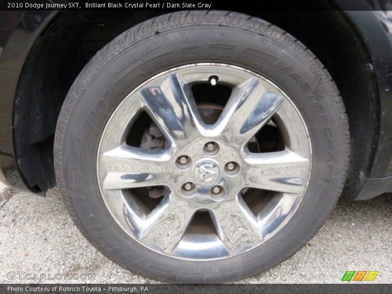 Brilliant Black Crystal Pearl / Dark Slate Gray 2010 Dodge Journey SXT