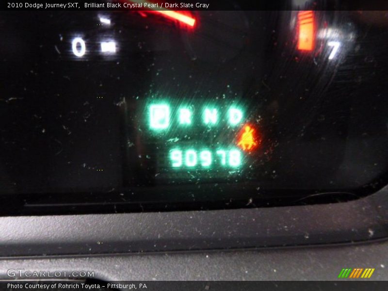 Brilliant Black Crystal Pearl / Dark Slate Gray 2010 Dodge Journey SXT