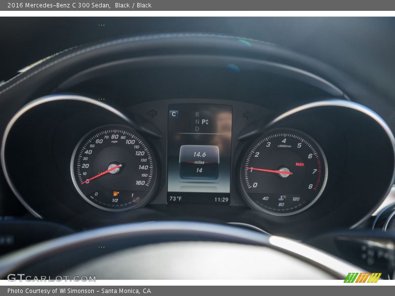 Black / Black 2016 Mercedes-Benz C 300 Sedan