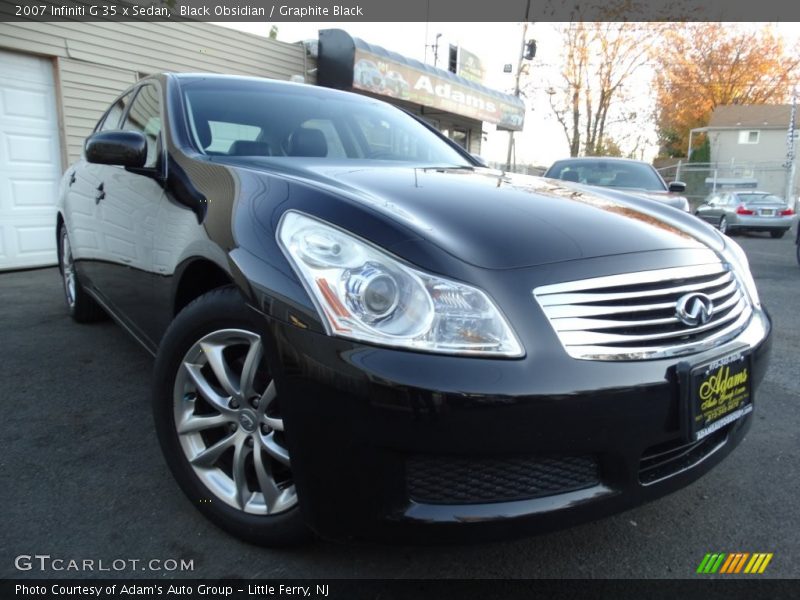 Black Obsidian / Graphite Black 2007 Infiniti G 35 x Sedan