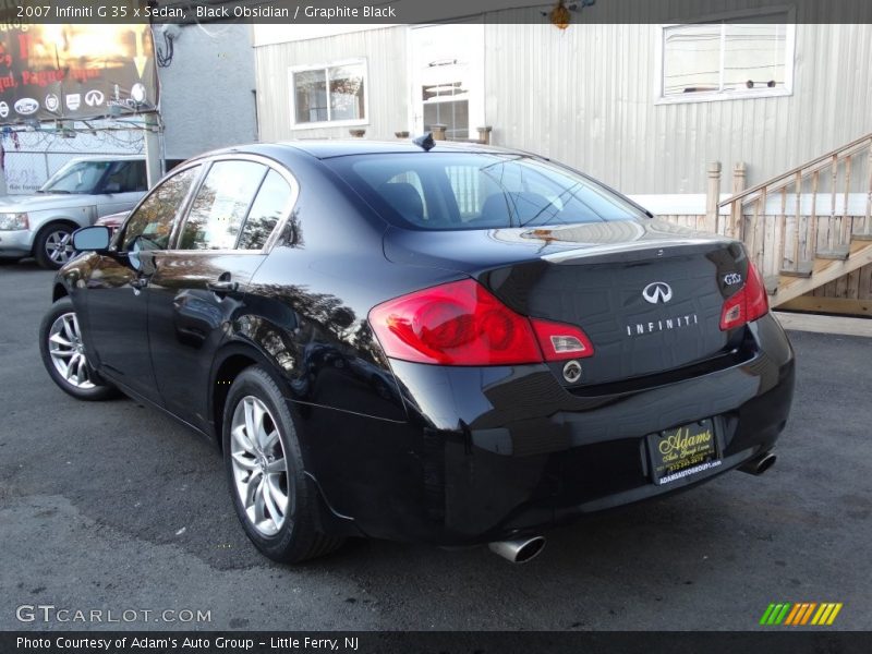 Black Obsidian / Graphite Black 2007 Infiniti G 35 x Sedan