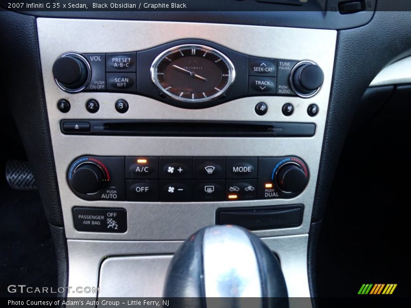 Black Obsidian / Graphite Black 2007 Infiniti G 35 x Sedan