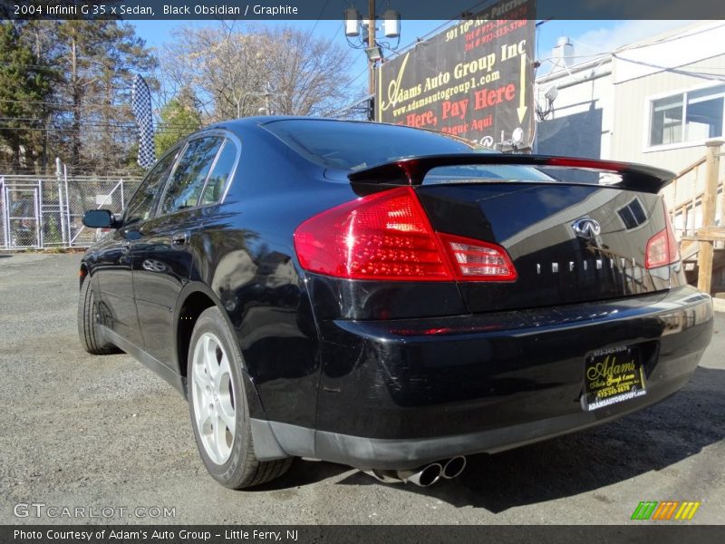 Black Obsidian / Graphite 2004 Infiniti G 35 x Sedan