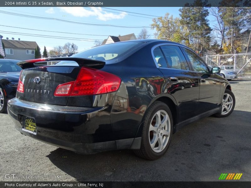 Black Obsidian / Graphite 2004 Infiniti G 35 x Sedan