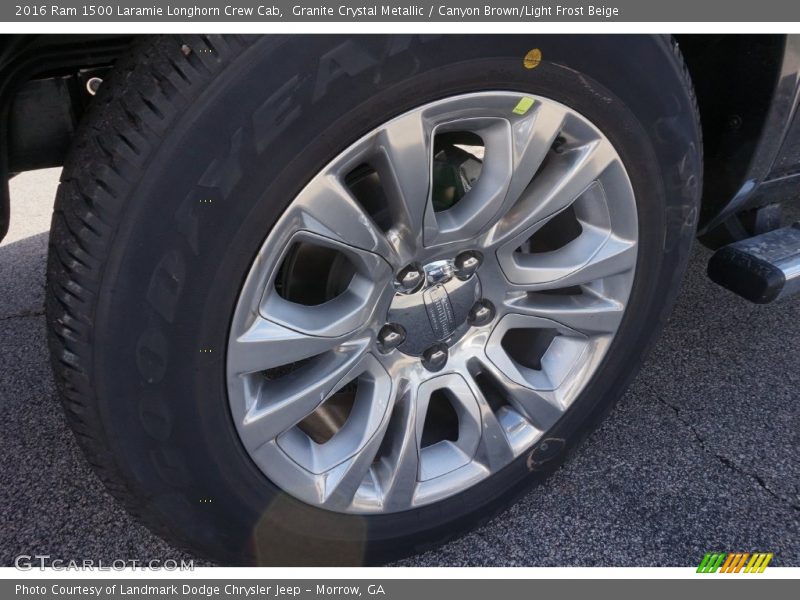 Granite Crystal Metallic / Canyon Brown/Light Frost Beige 2016 Ram 1500 Laramie Longhorn Crew Cab