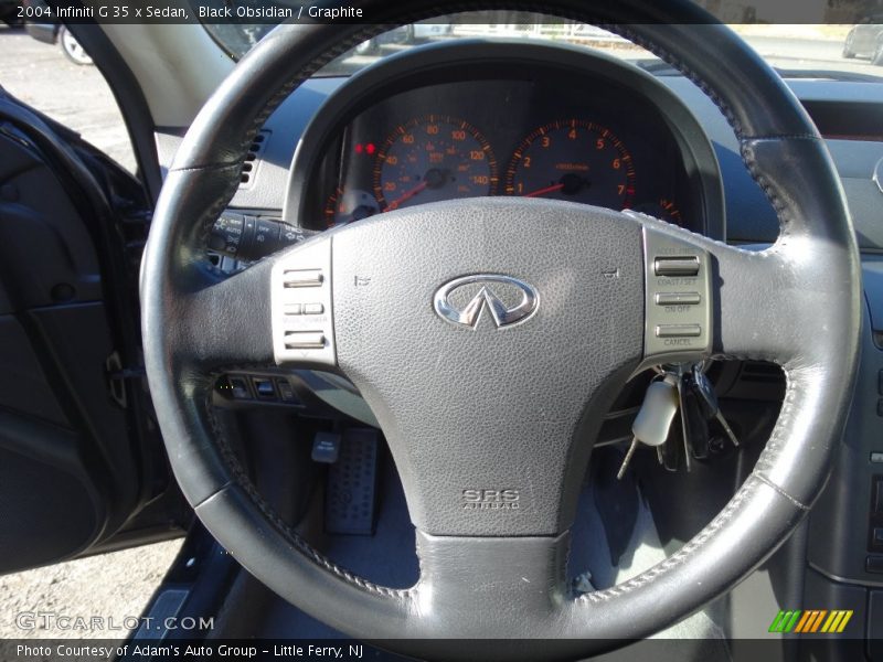 Black Obsidian / Graphite 2004 Infiniti G 35 x Sedan