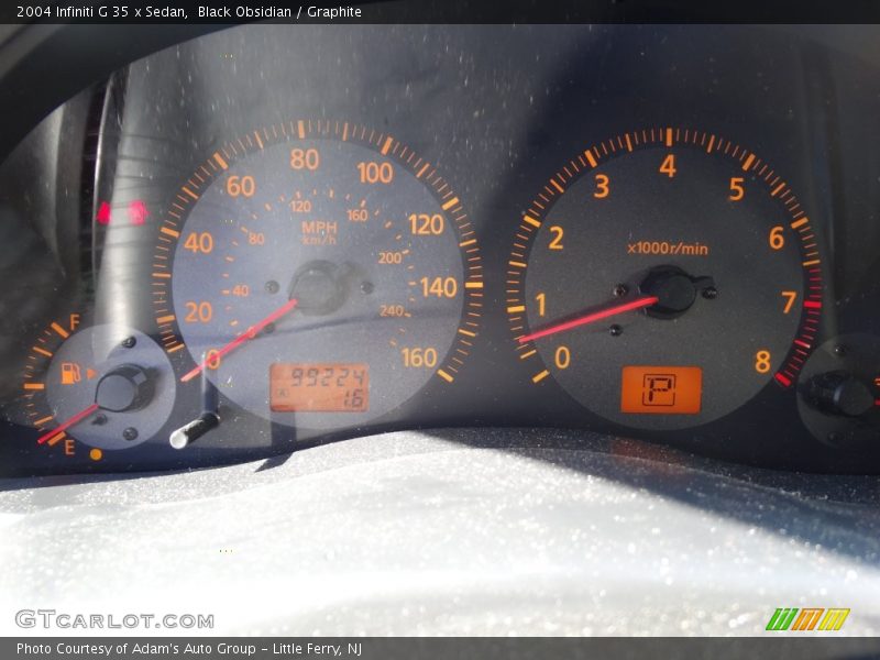 Black Obsidian / Graphite 2004 Infiniti G 35 x Sedan