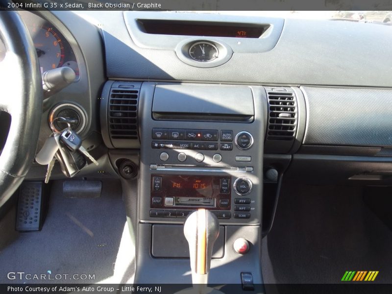 Black Obsidian / Graphite 2004 Infiniti G 35 x Sedan
