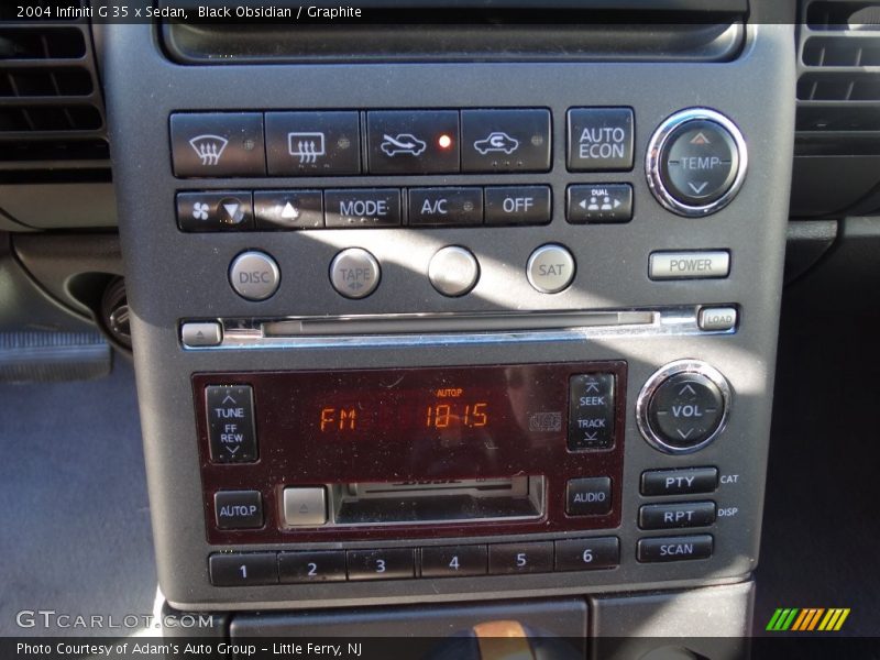 Black Obsidian / Graphite 2004 Infiniti G 35 x Sedan
