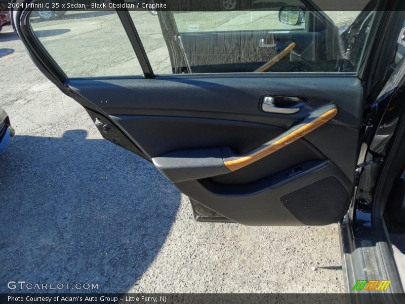 Black Obsidian / Graphite 2004 Infiniti G 35 x Sedan