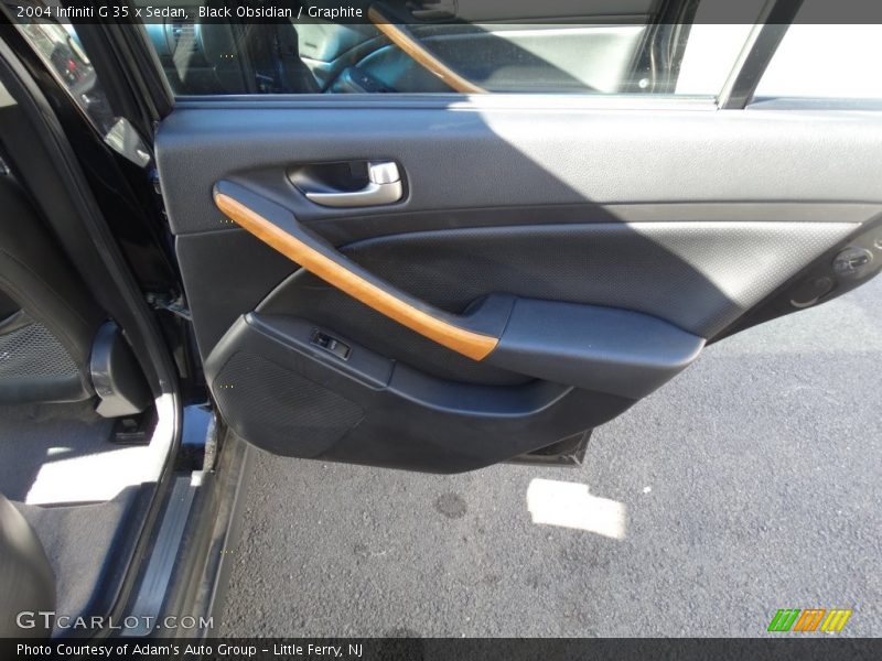 Black Obsidian / Graphite 2004 Infiniti G 35 x Sedan