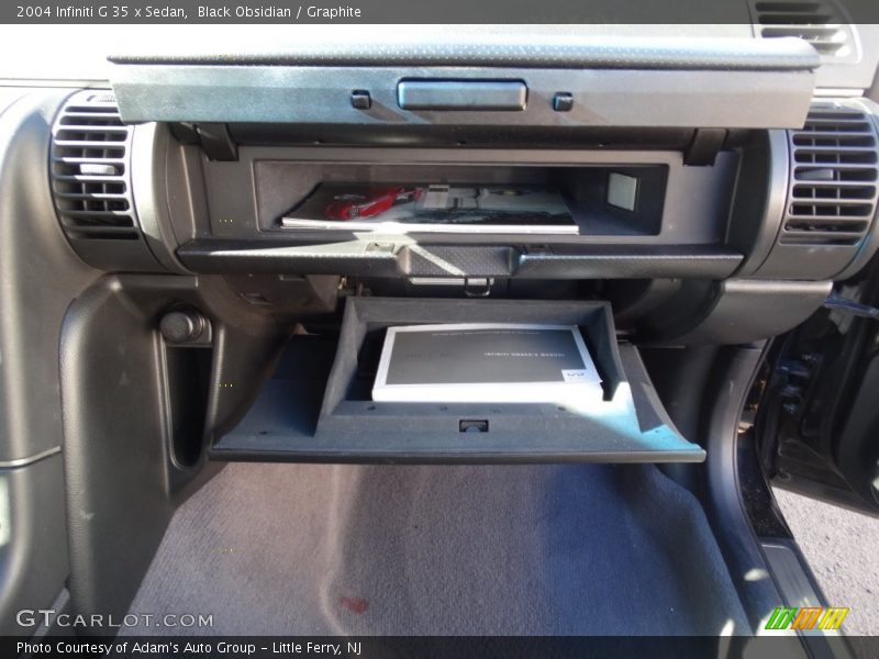 Black Obsidian / Graphite 2004 Infiniti G 35 x Sedan