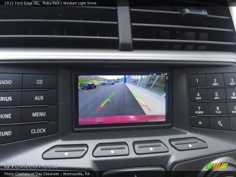 Ruby Red / Medium Light Stone 2013 Ford Edge SEL