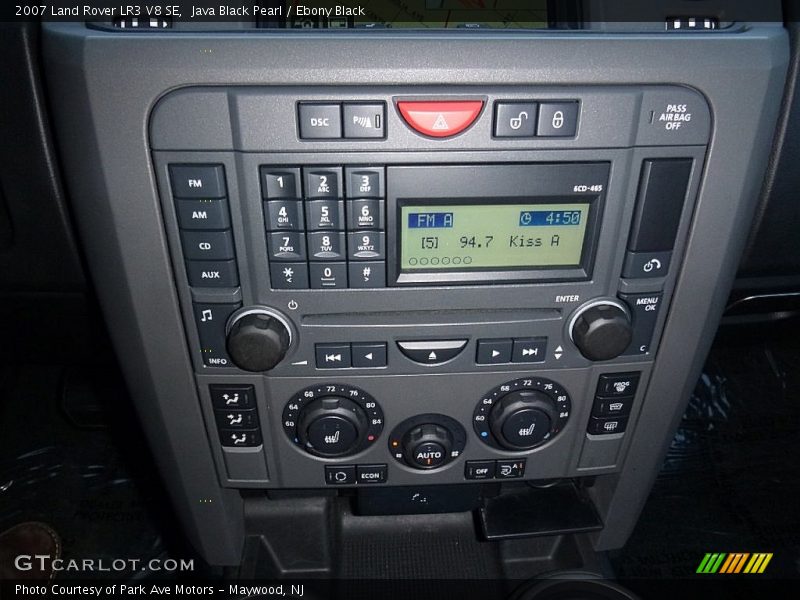 Java Black Pearl / Ebony Black 2007 Land Rover LR3 V8 SE