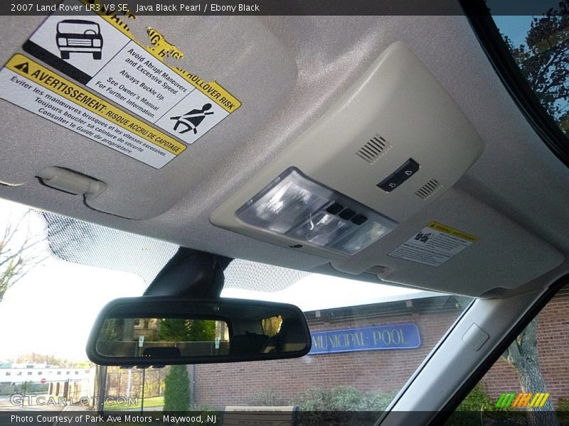 Java Black Pearl / Ebony Black 2007 Land Rover LR3 V8 SE