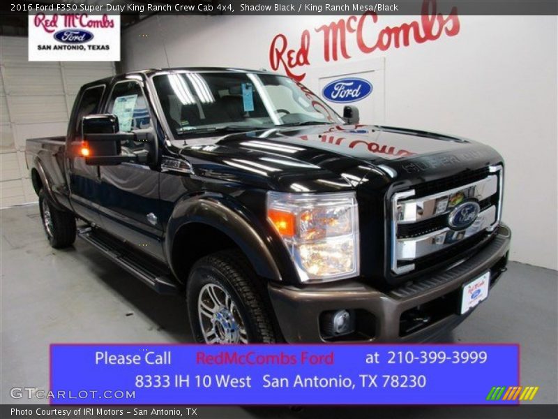 Shadow Black / King Ranch Mesa/Black 2016 Ford F350 Super Duty King Ranch Crew Cab 4x4