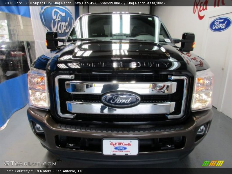 Shadow Black / King Ranch Mesa/Black 2016 Ford F350 Super Duty King Ranch Crew Cab 4x4