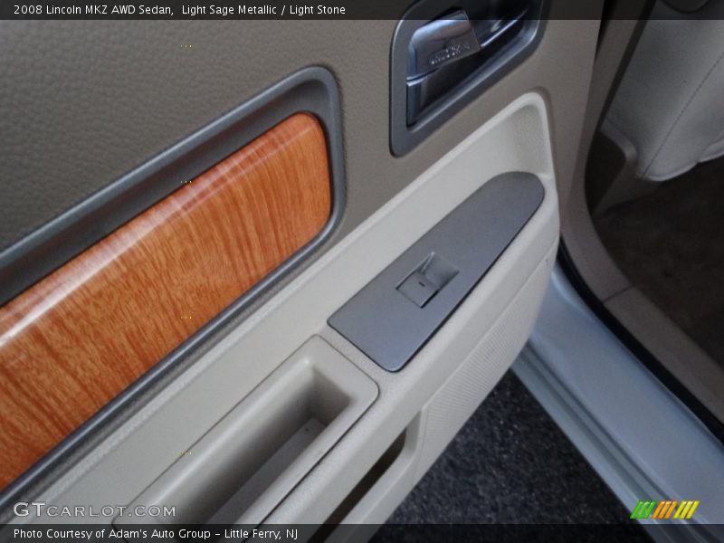 Light Sage Metallic / Light Stone 2008 Lincoln MKZ AWD Sedan