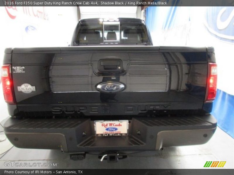 Shadow Black / King Ranch Mesa/Black 2016 Ford F350 Super Duty King Ranch Crew Cab 4x4
