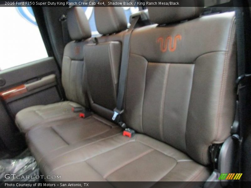 Rear Seat of 2016 F350 Super Duty King Ranch Crew Cab 4x4