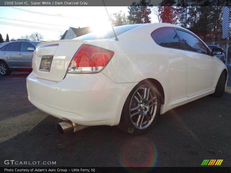Super White / Dark Charcoal Gray 2008 Scion tC