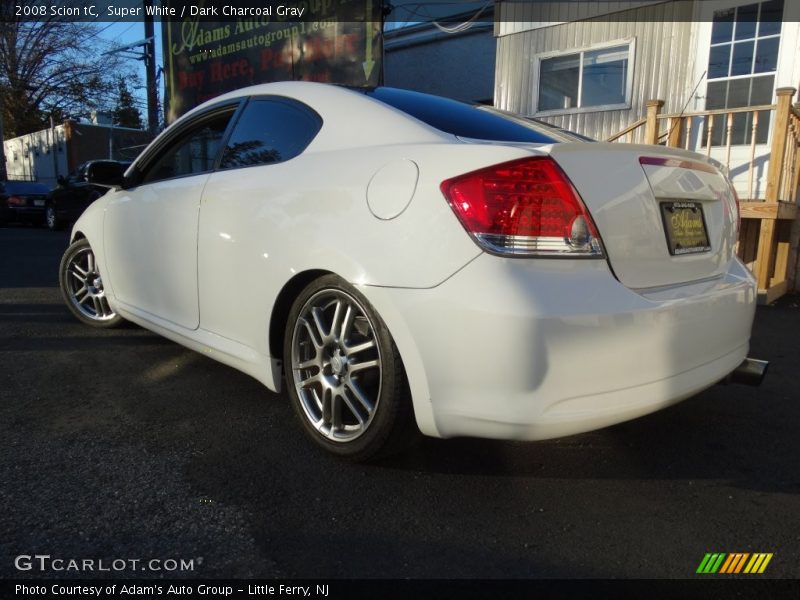 Super White / Dark Charcoal Gray 2008 Scion tC