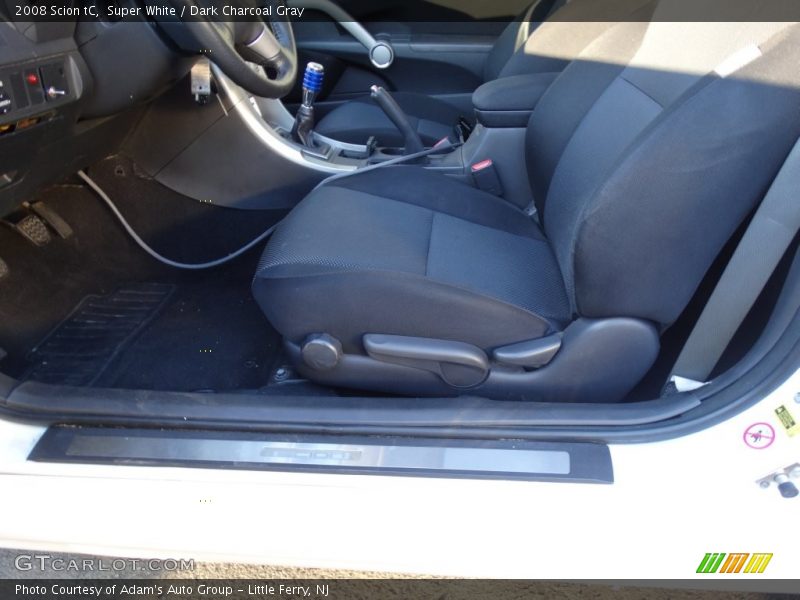 Super White / Dark Charcoal Gray 2008 Scion tC