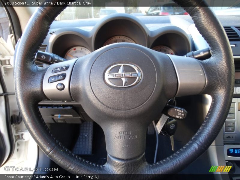 Super White / Dark Charcoal Gray 2008 Scion tC