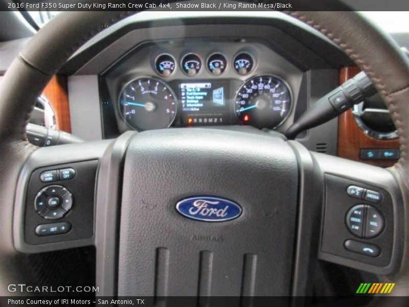 Shadow Black / King Ranch Mesa/Black 2016 Ford F350 Super Duty King Ranch Crew Cab 4x4