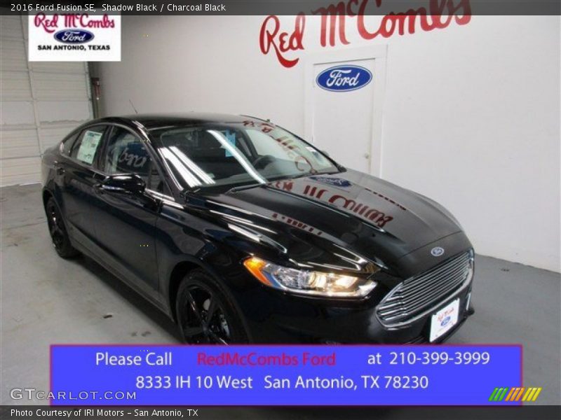 Shadow Black / Charcoal Black 2016 Ford Fusion SE