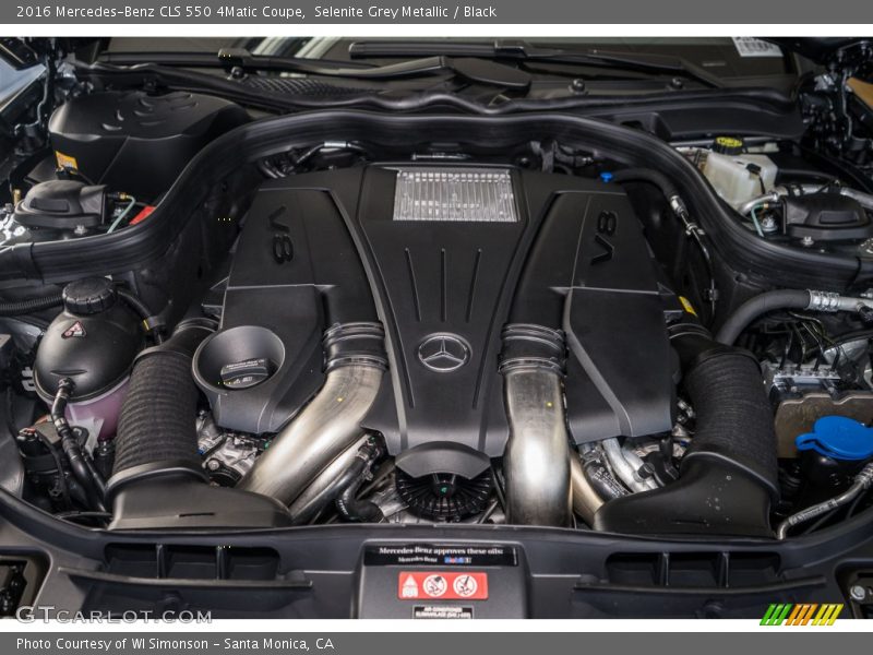  2016 CLS 550 4Matic Coupe Engine - 4.7 Liter DI Twin-Turbocharged DOHC 32-Valve VVT V8