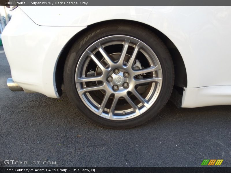 Super White / Dark Charcoal Gray 2008 Scion tC