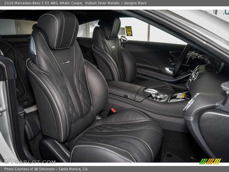 Iridium Silver Metallic / designo Black 2016 Mercedes-Benz S 63 AMG 4Matic Coupe