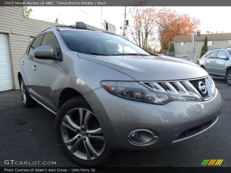 Tinted Bronze Metallic / Black 2009 Nissan Murano LE AWD
