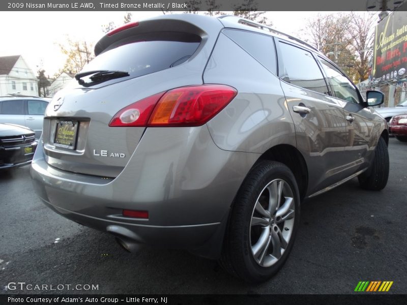 Tinted Bronze Metallic / Black 2009 Nissan Murano LE AWD