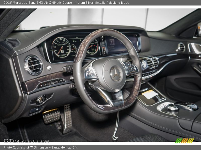 Iridium Silver Metallic / designo Black 2016 Mercedes-Benz S 63 AMG 4Matic Coupe