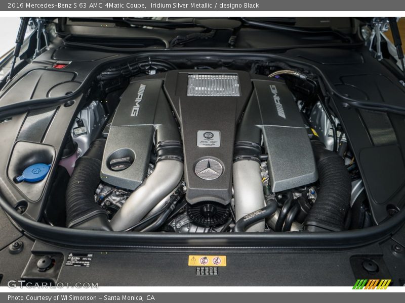 Iridium Silver Metallic / designo Black 2016 Mercedes-Benz S 63 AMG 4Matic Coupe