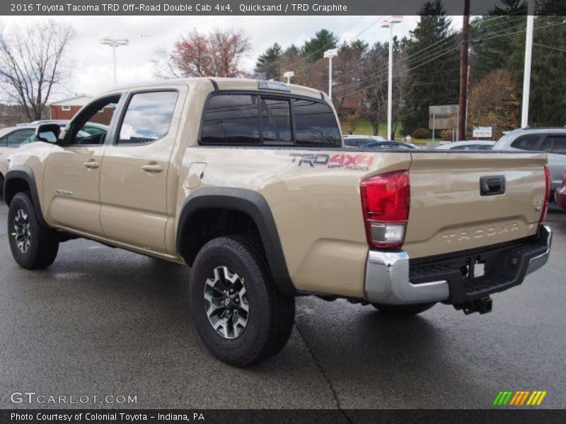 Quicksand / TRD Graphite 2016 Toyota Tacoma TRD Off-Road Double Cab 4x4