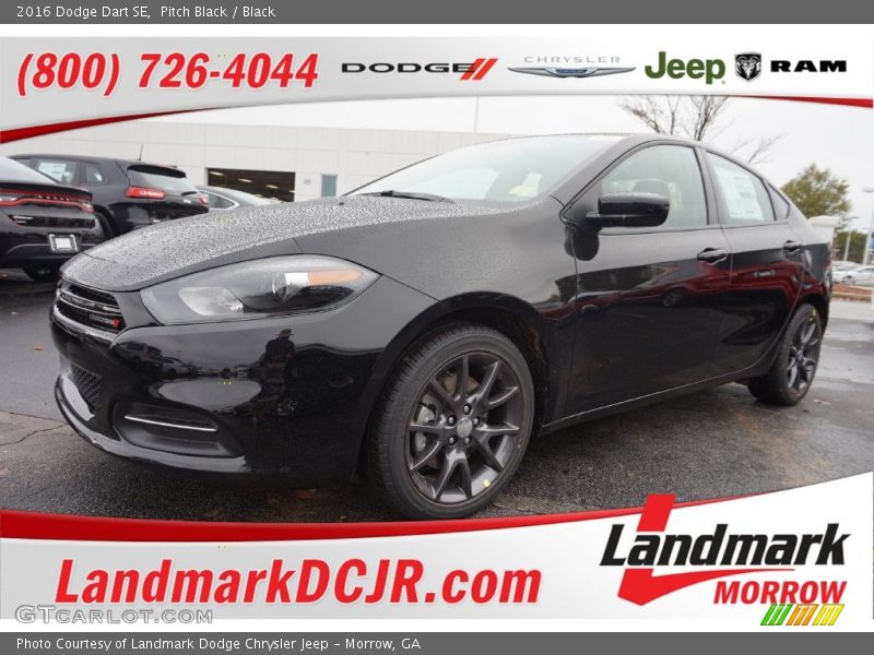 Pitch Black / Black 2016 Dodge Dart SE