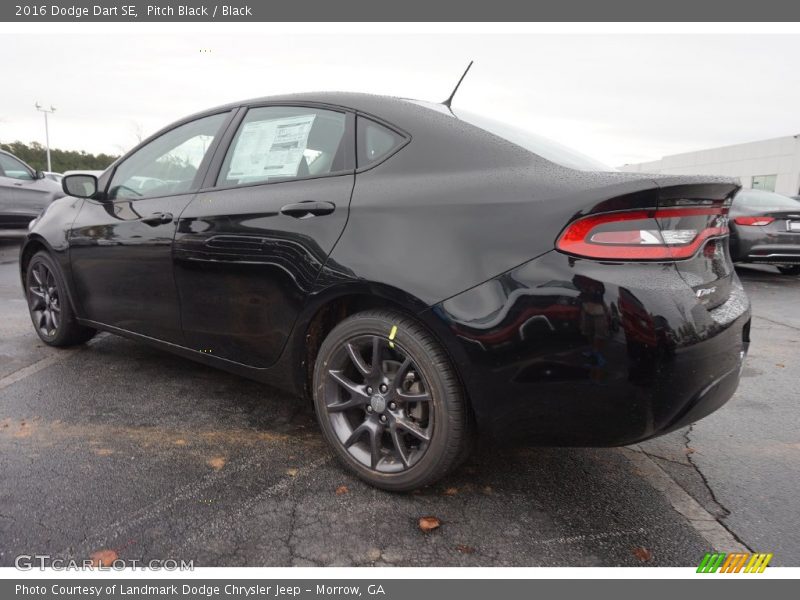 Pitch Black / Black 2016 Dodge Dart SE