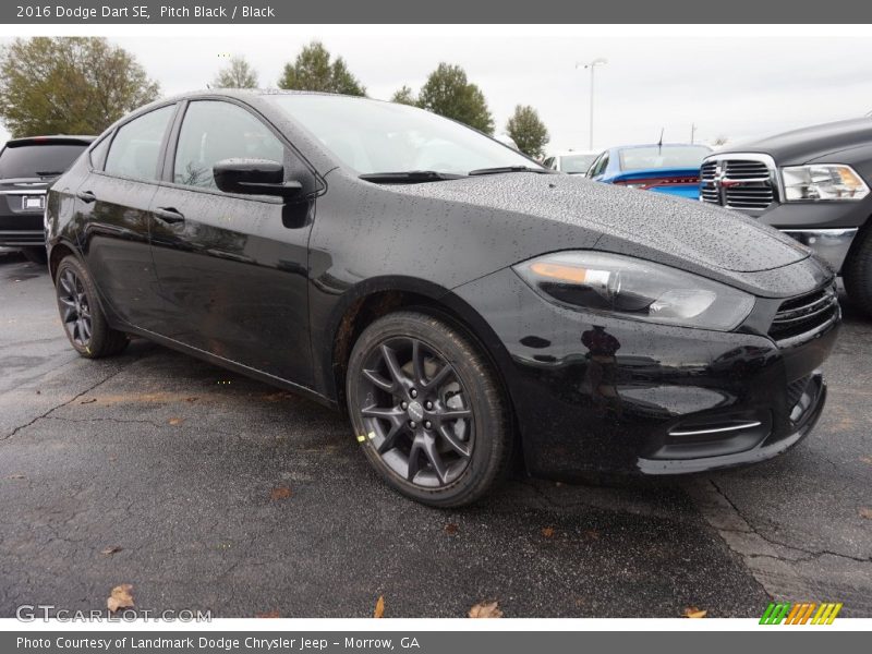 Pitch Black / Black 2016 Dodge Dart SE