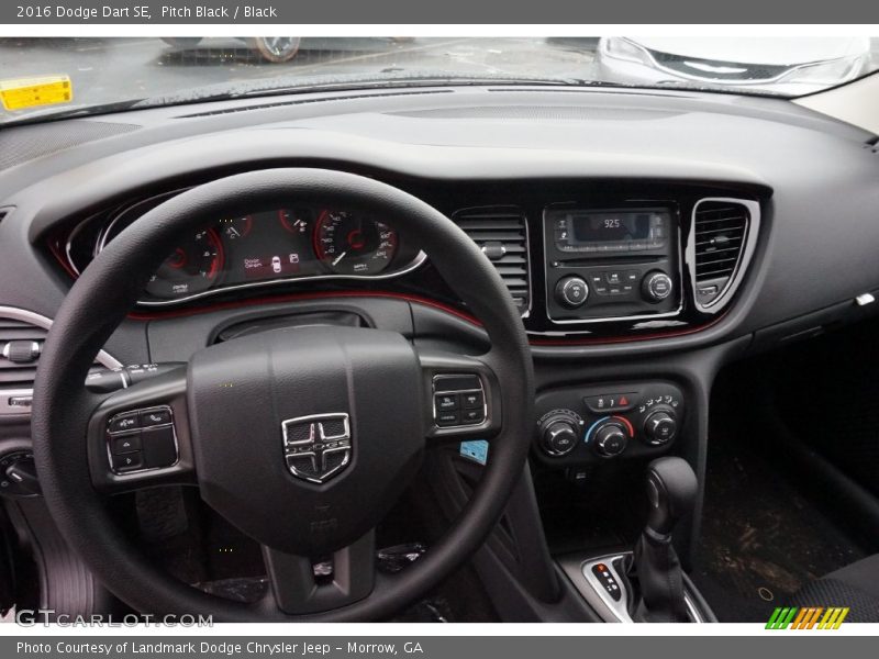 Pitch Black / Black 2016 Dodge Dart SE