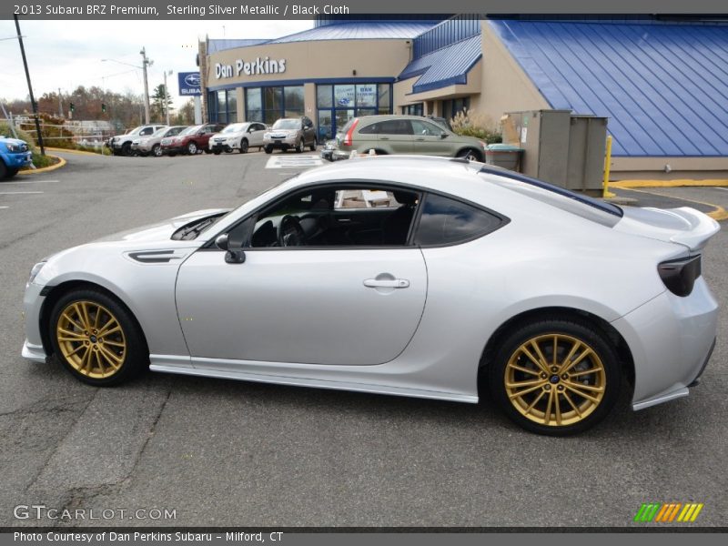 Sterling Silver Metallic / Black Cloth 2013 Subaru BRZ Premium