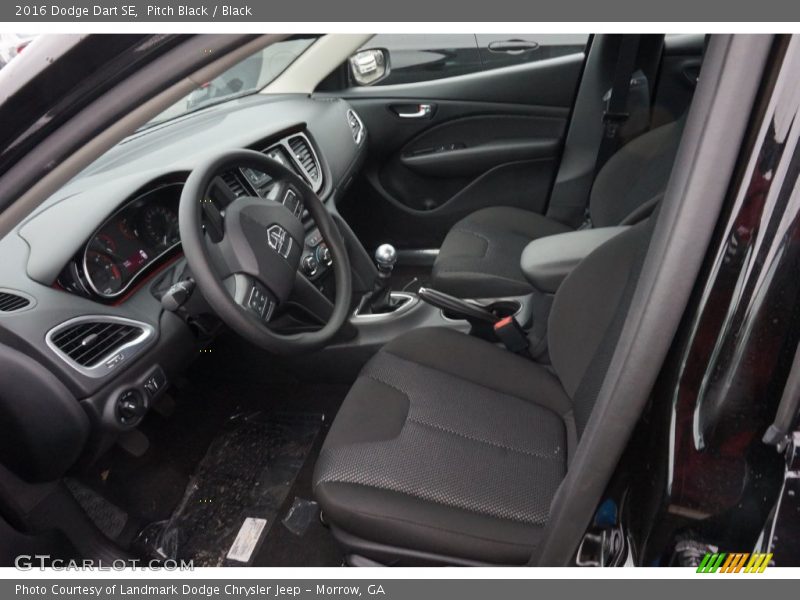 Pitch Black / Black 2016 Dodge Dart SE