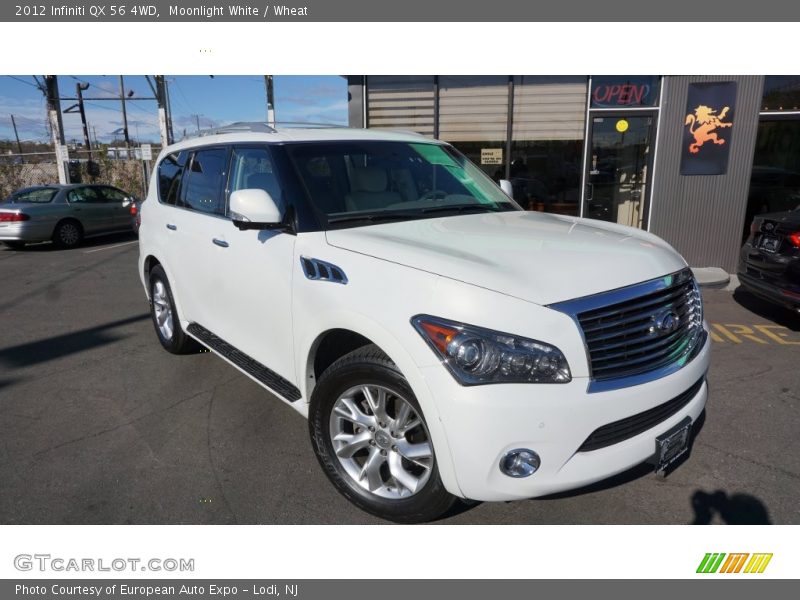 Moonlight White / Wheat 2012 Infiniti QX 56 4WD