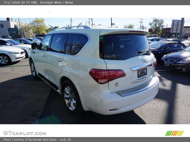 Moonlight White / Wheat 2012 Infiniti QX 56 4WD