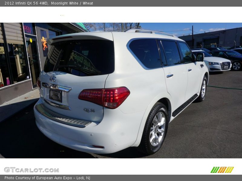 Moonlight White / Wheat 2012 Infiniti QX 56 4WD