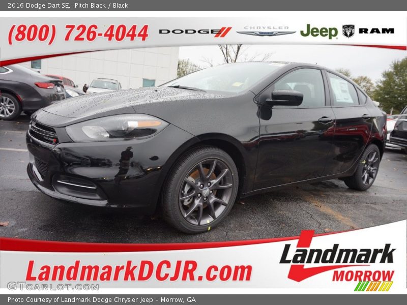 Pitch Black / Black 2016 Dodge Dart SE