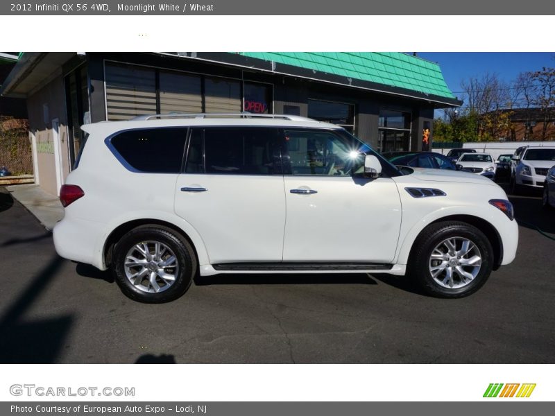 Moonlight White / Wheat 2012 Infiniti QX 56 4WD