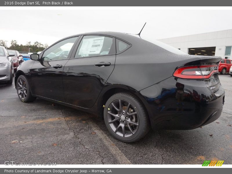 Pitch Black / Black 2016 Dodge Dart SE